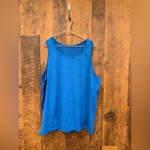 Lululemon men’s metal vent sleeveless top blue XXL EUC